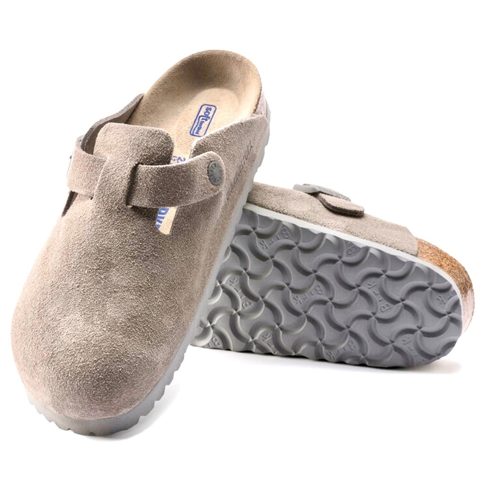 💕NWT Birkenstock Women’s Boston Taupe Clogs Size 40